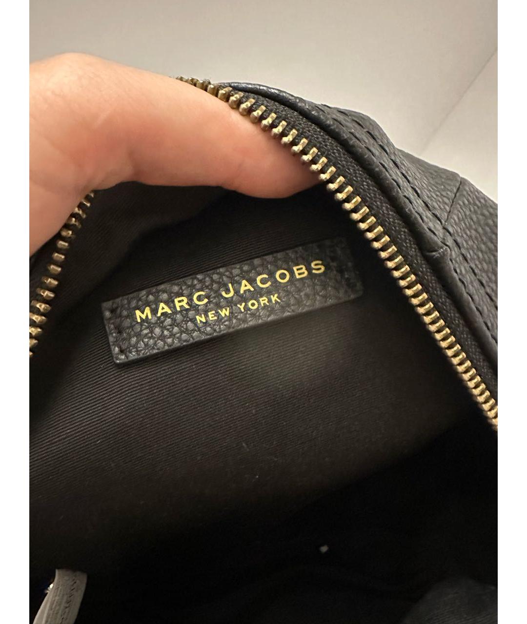 MARC JACOBS Черный кожаный рюкзак, фото 6