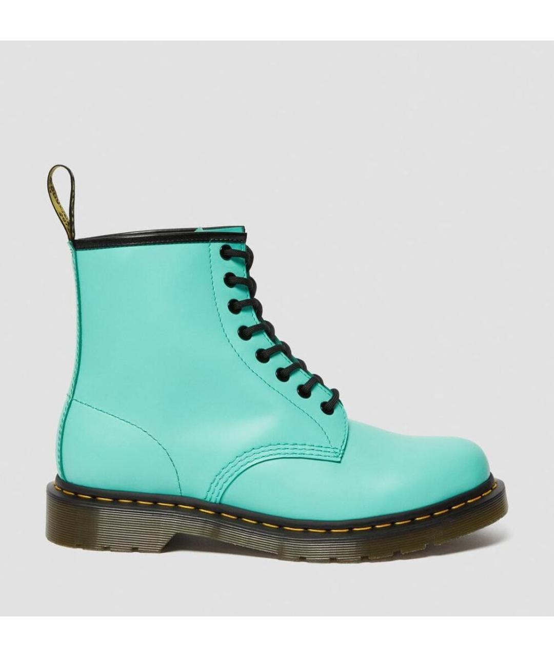 DR. MARTENS Бирюзовые кожаные ботинки, фото 7