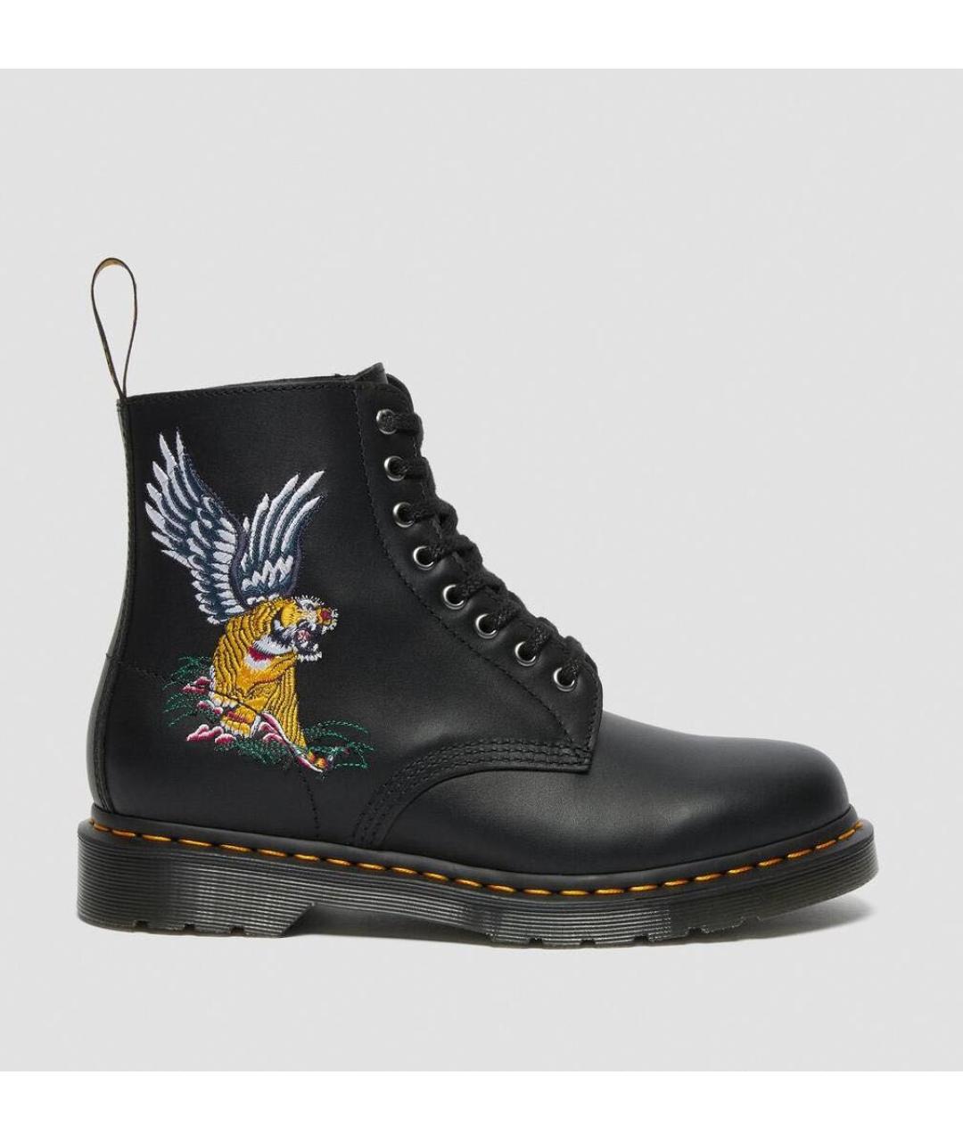 DR. MARTENS Черные кожаные ботинки, фото 7