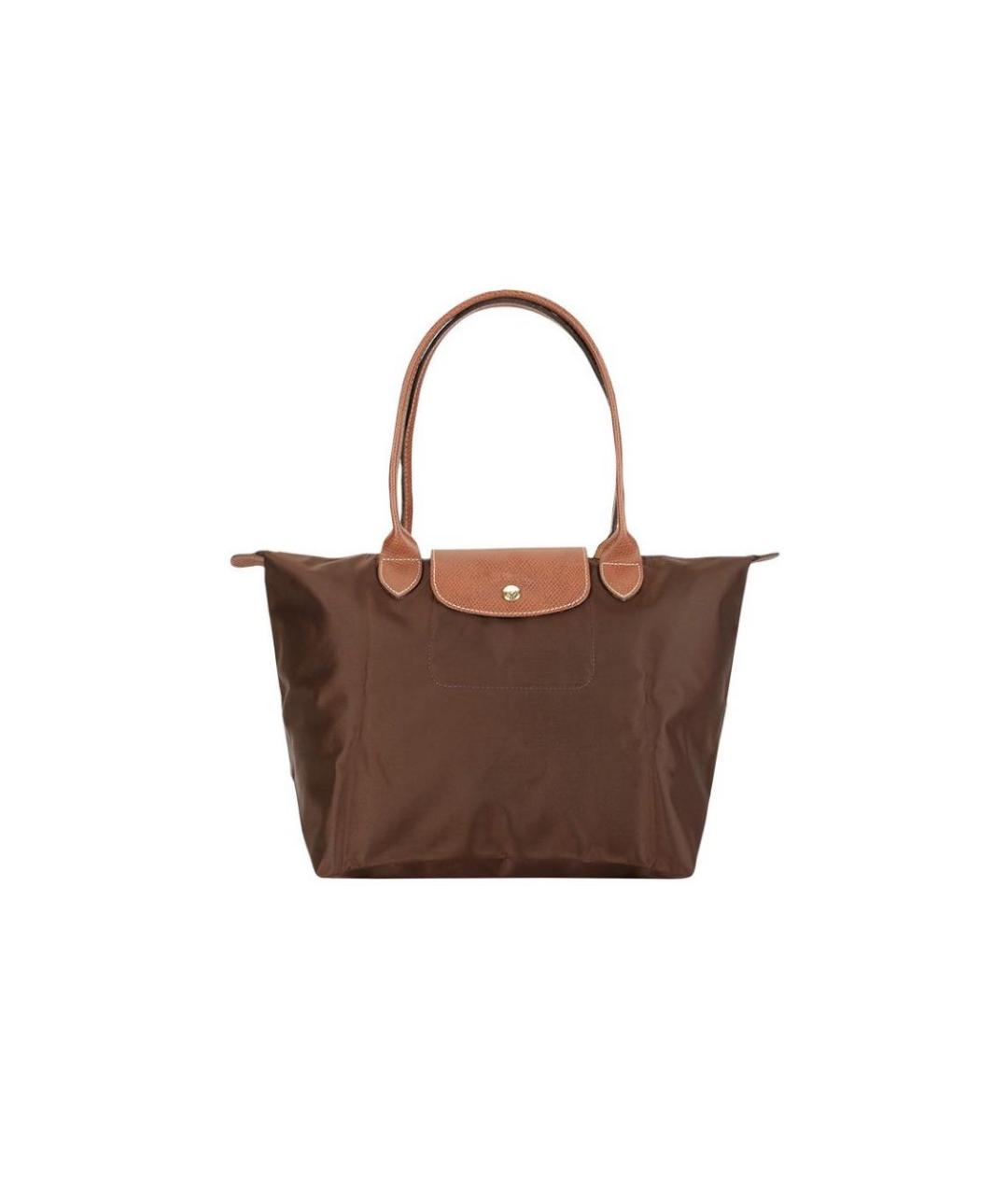 LONGCHAMP Коричневая сумка тоут, фото 1