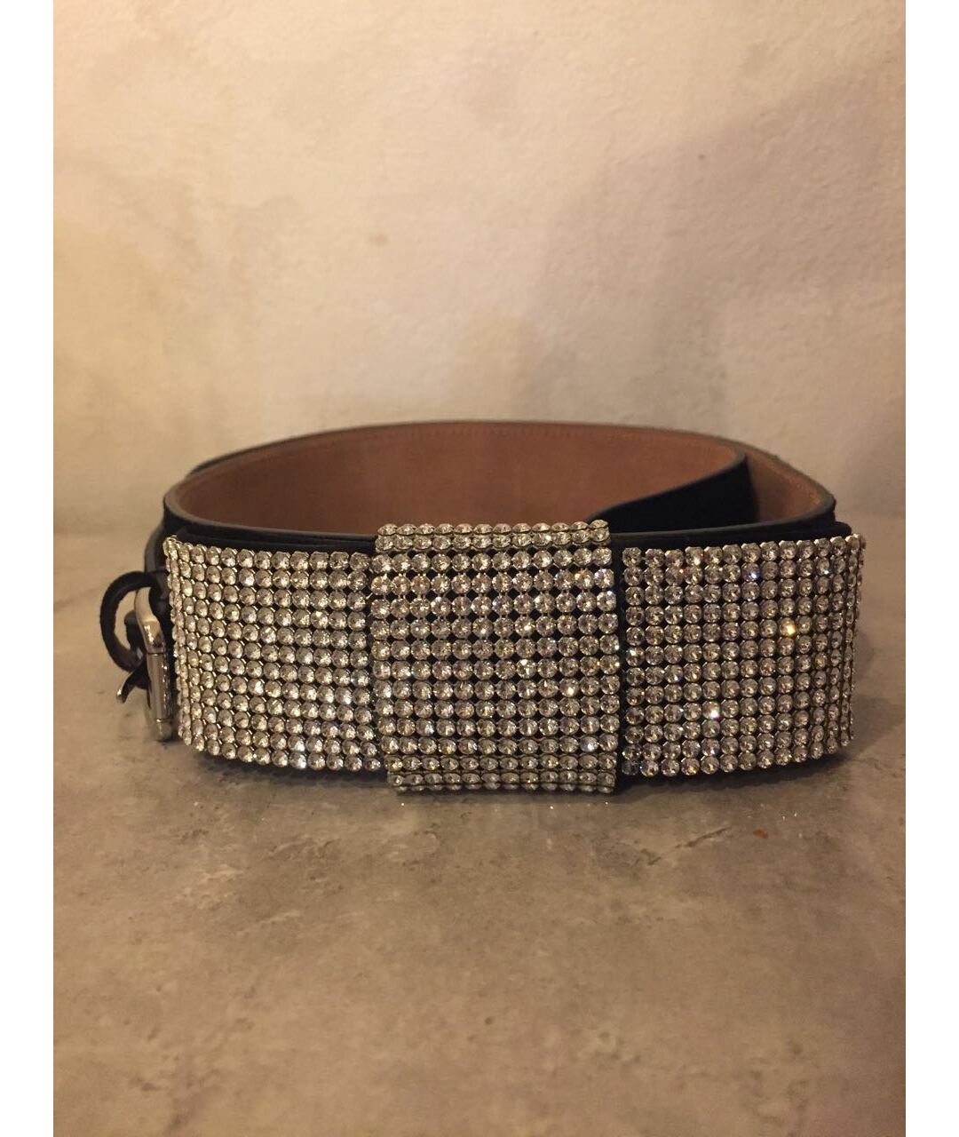 DOLCE&GABBANA Черный замшевый ремень, фото 6