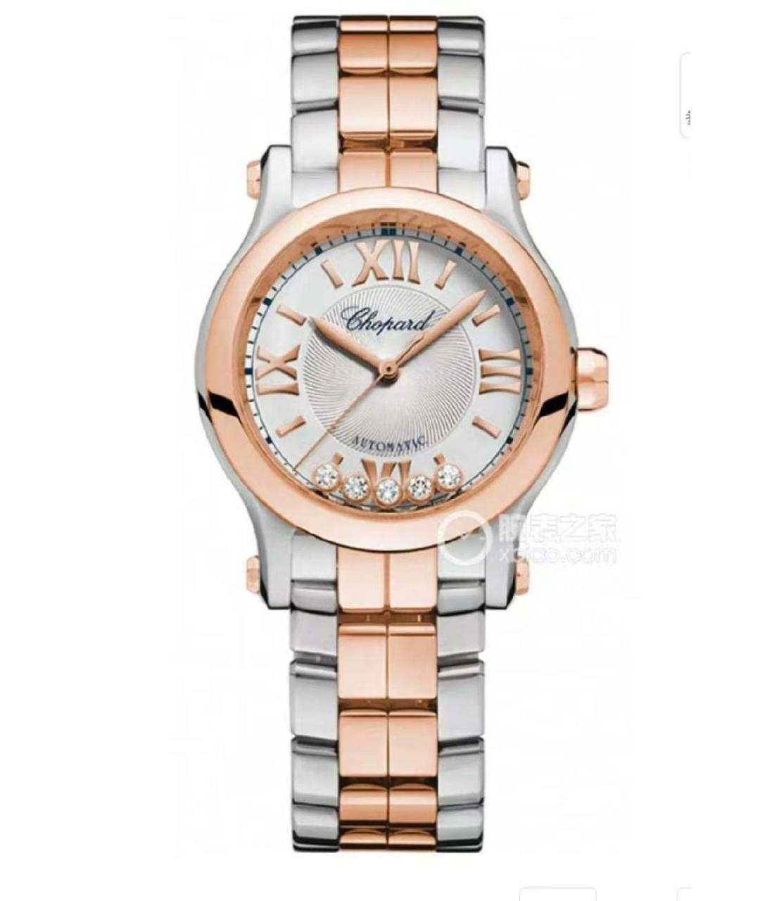 CHOPARD Золотые металлические часы, фото 10