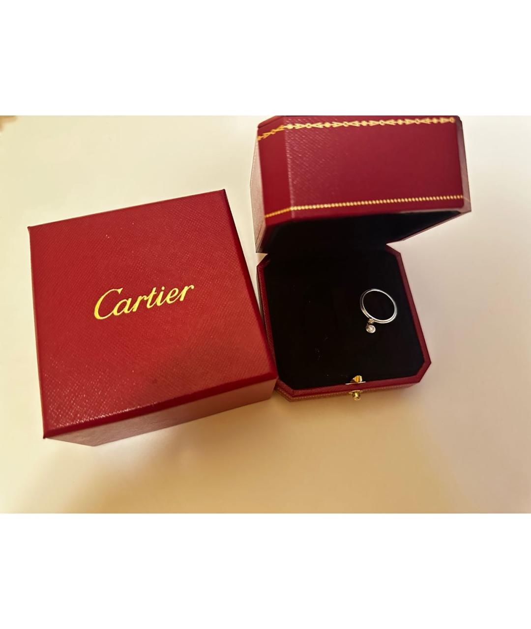 CARTIER Белое кольцо из белого золота, фото 2