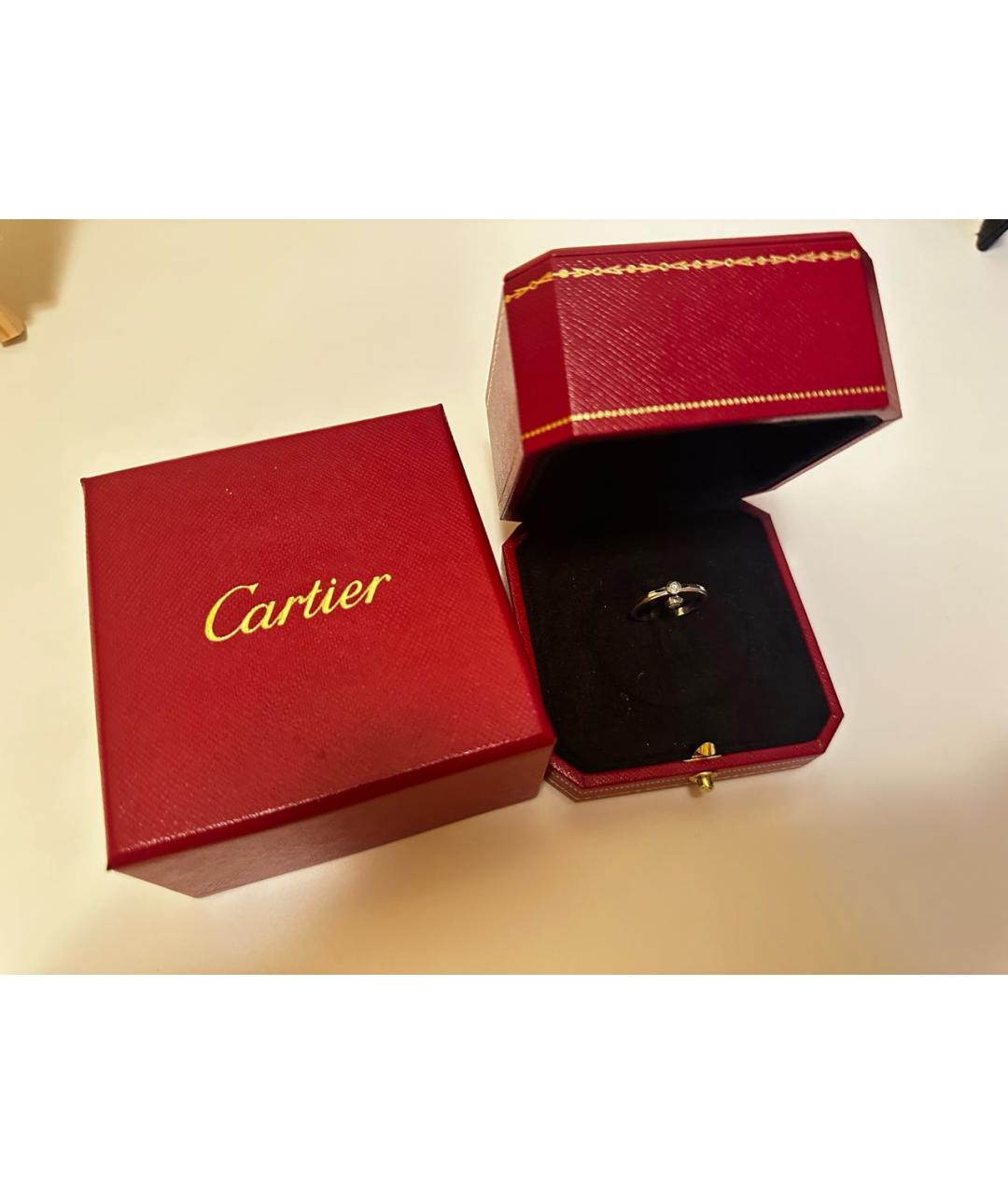 CARTIER Белое кольцо из белого золота, фото 3