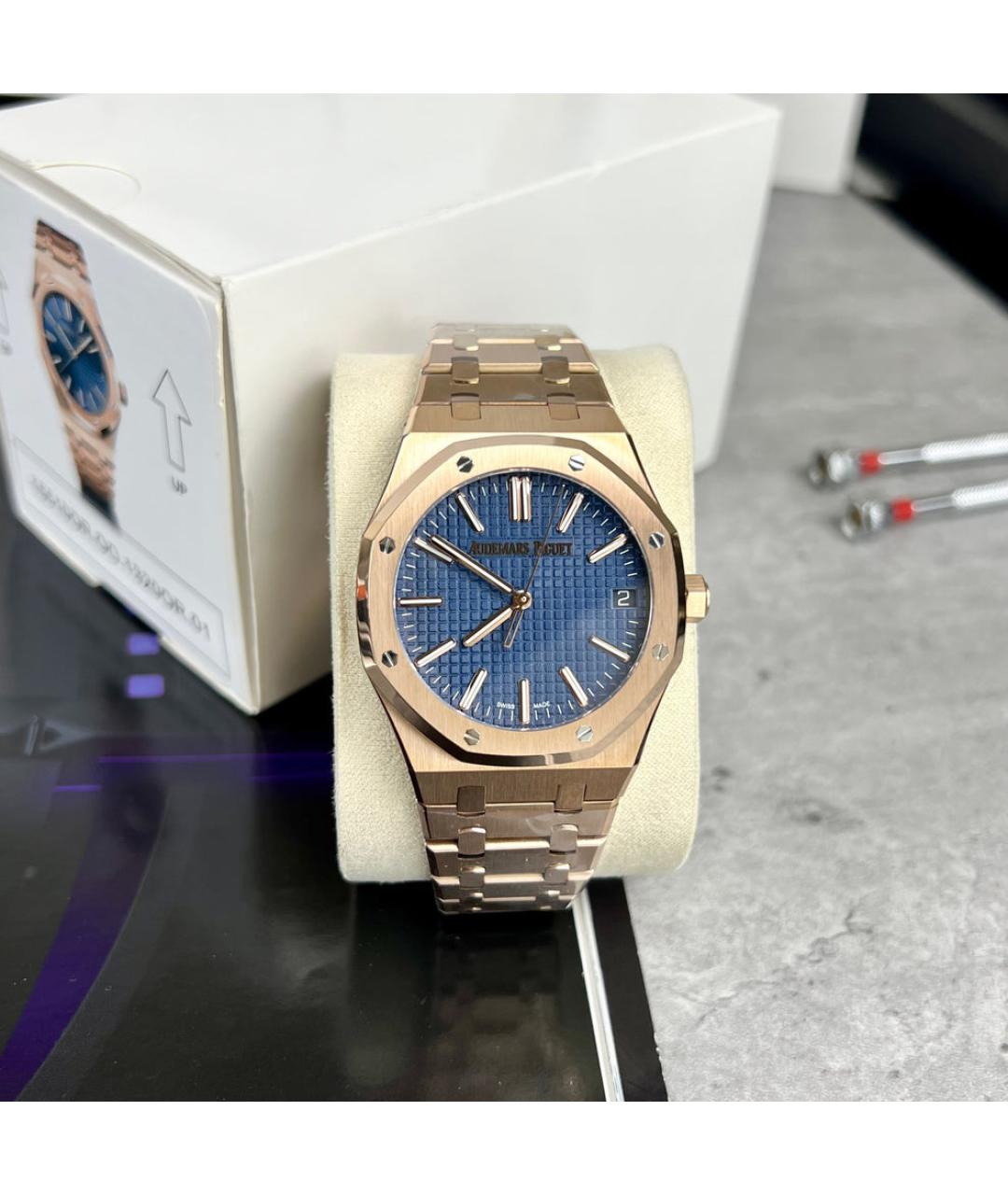 Audemars Piguet Синие часы из розового золота, фото 2