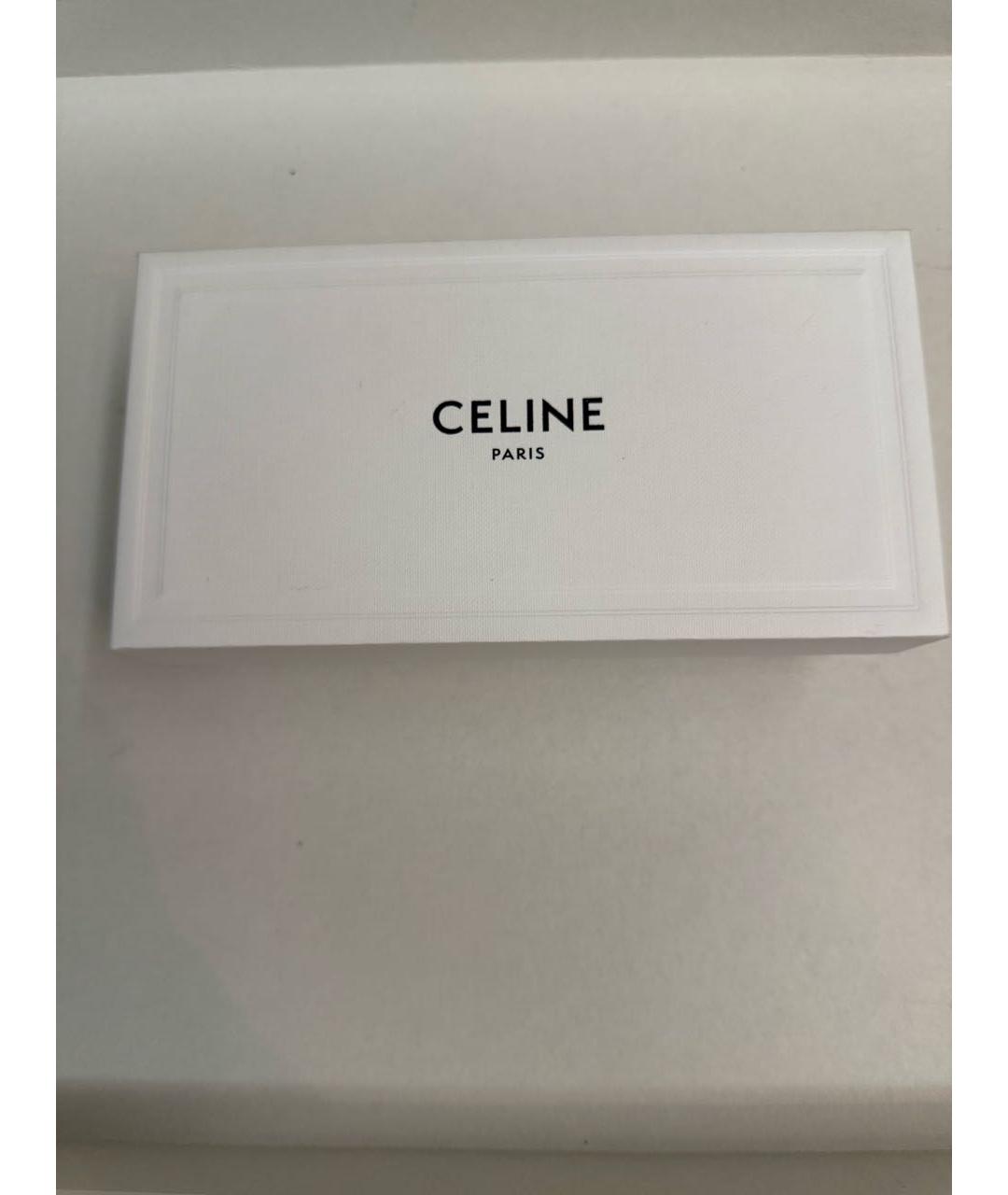 CELINE Черные пластиковые солнцезащитные очки, фото 3