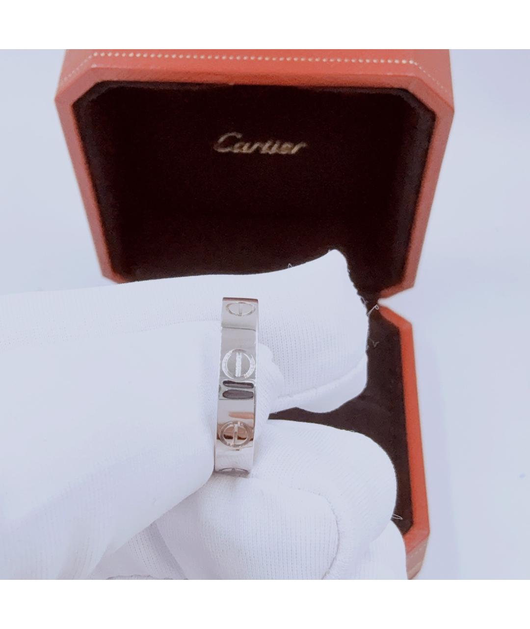 CARTIER Белое кольцо из белого золота, фото 2