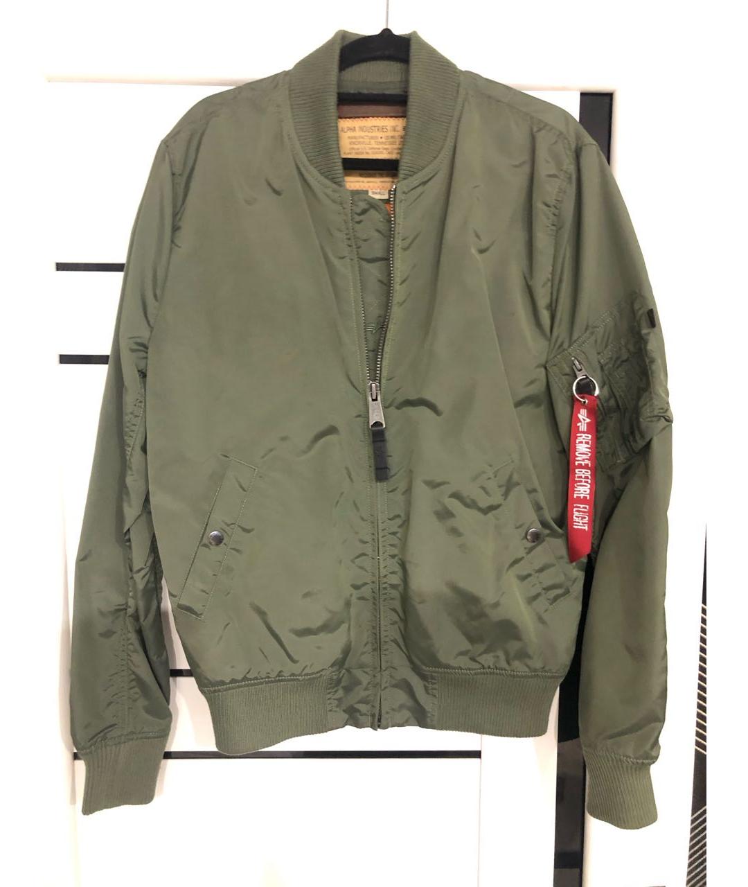 ALPHA INDUSTRIES Зеленая куртка, фото 8