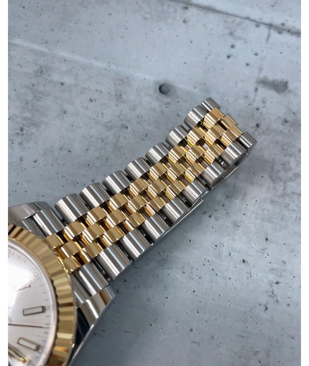 ROLEX Серебряные часы из желтого золота, фото 7