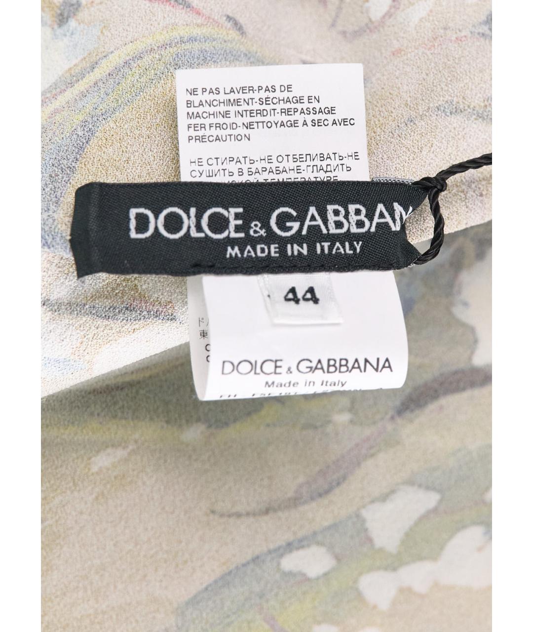 DOLCE&GABBANA Мульти вискозная блузы, фото 3