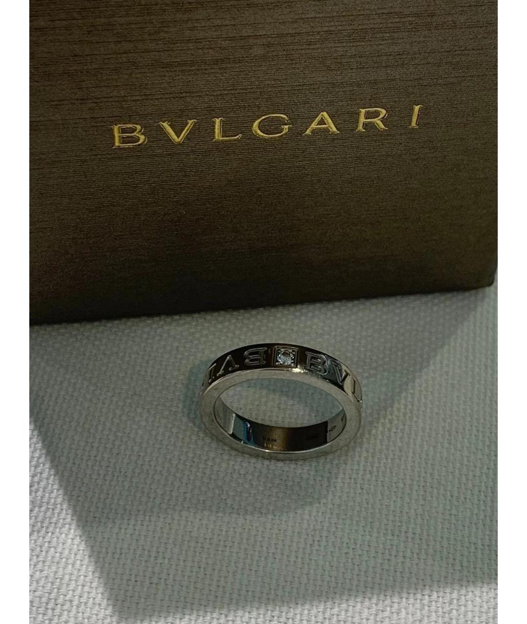 BVLGARI Серебряное кольцо из белого золота, фото 5