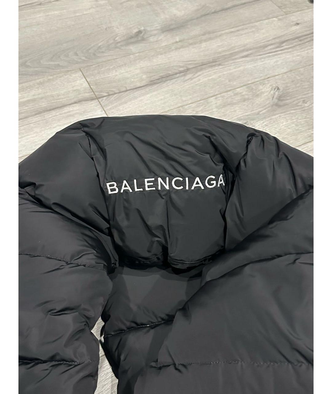 BALENCIAGA Черный шарф, фото 2