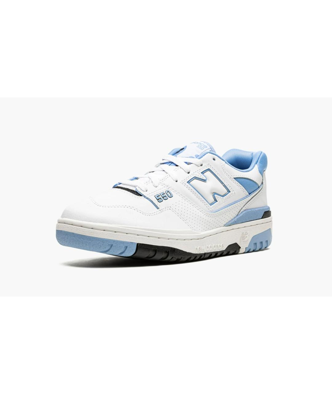 NEW BALANCE Голубые кожаные кроссовки, фото 4