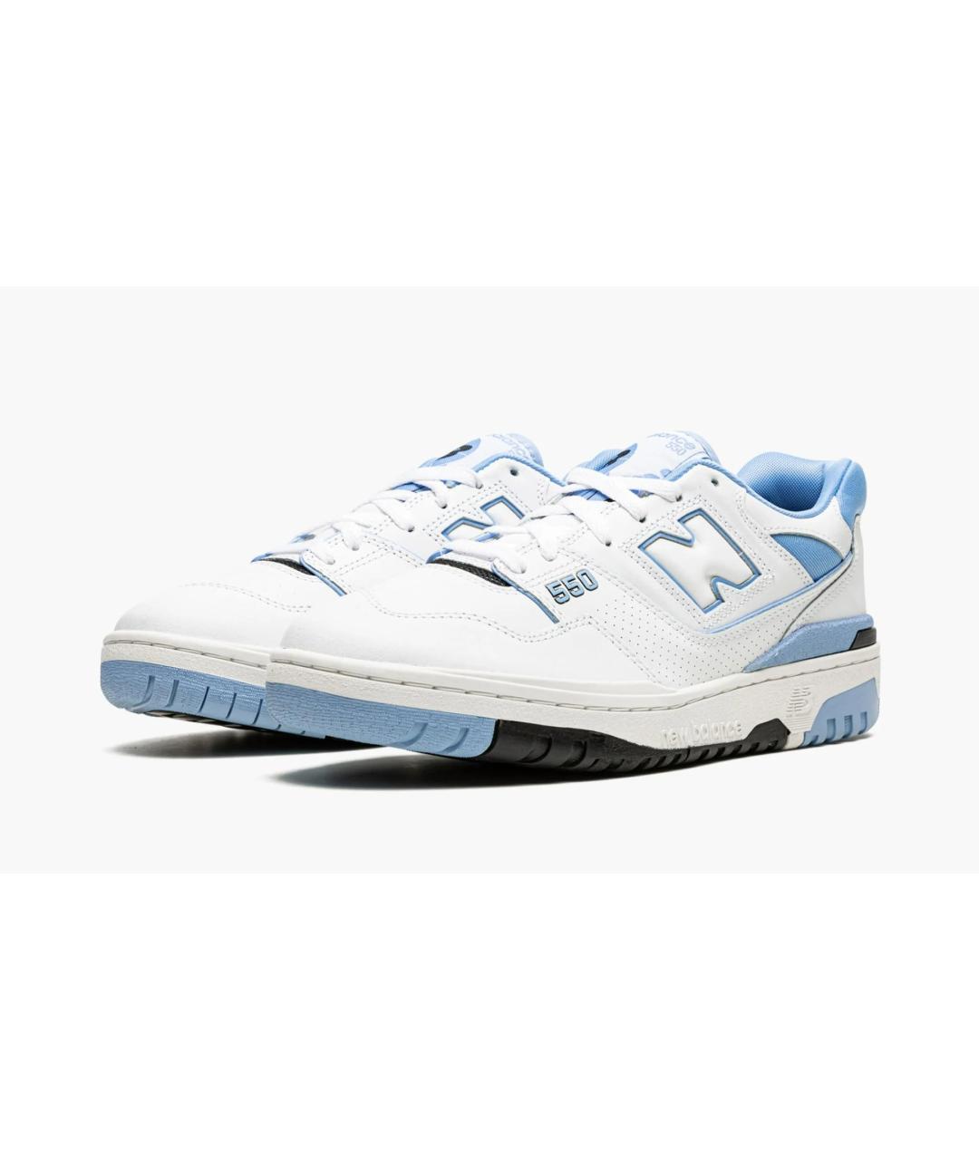 NEW BALANCE Голубые кожаные кроссовки, фото 2