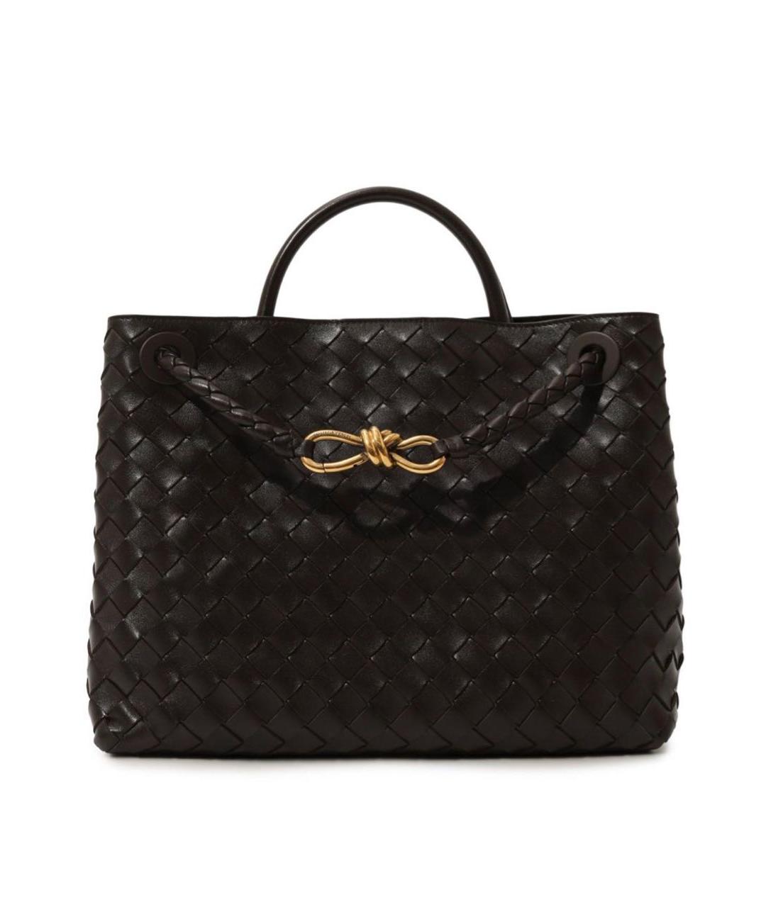 BOTTEGA VENETA Коричневая кожаная сумка тоут, фото 1