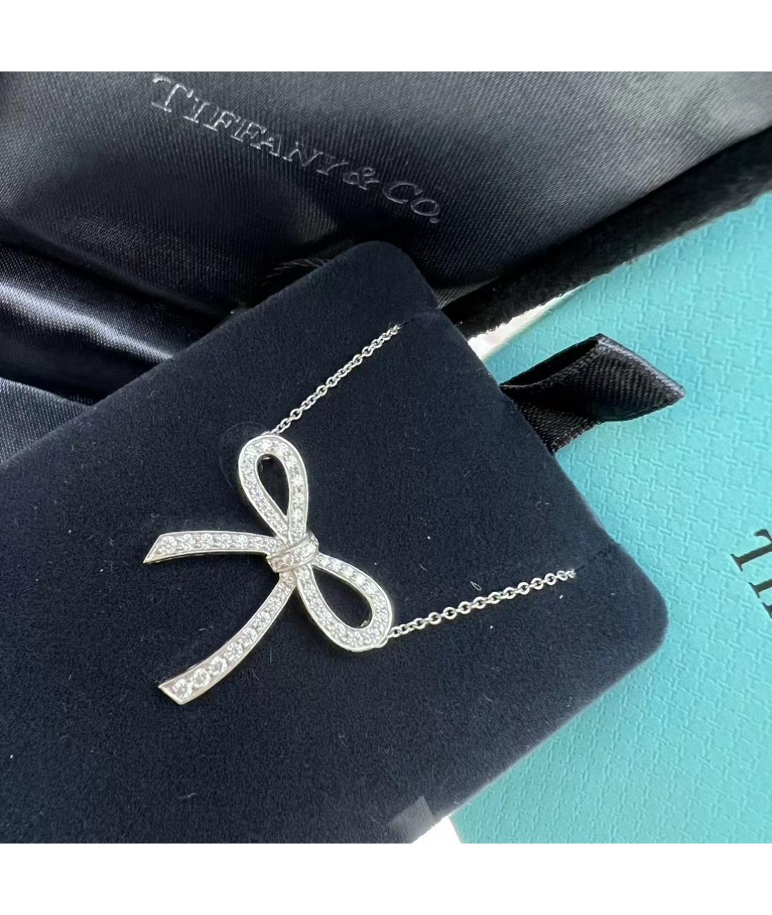 TIFFANY&CO Белое колье из белого золота, фото 6