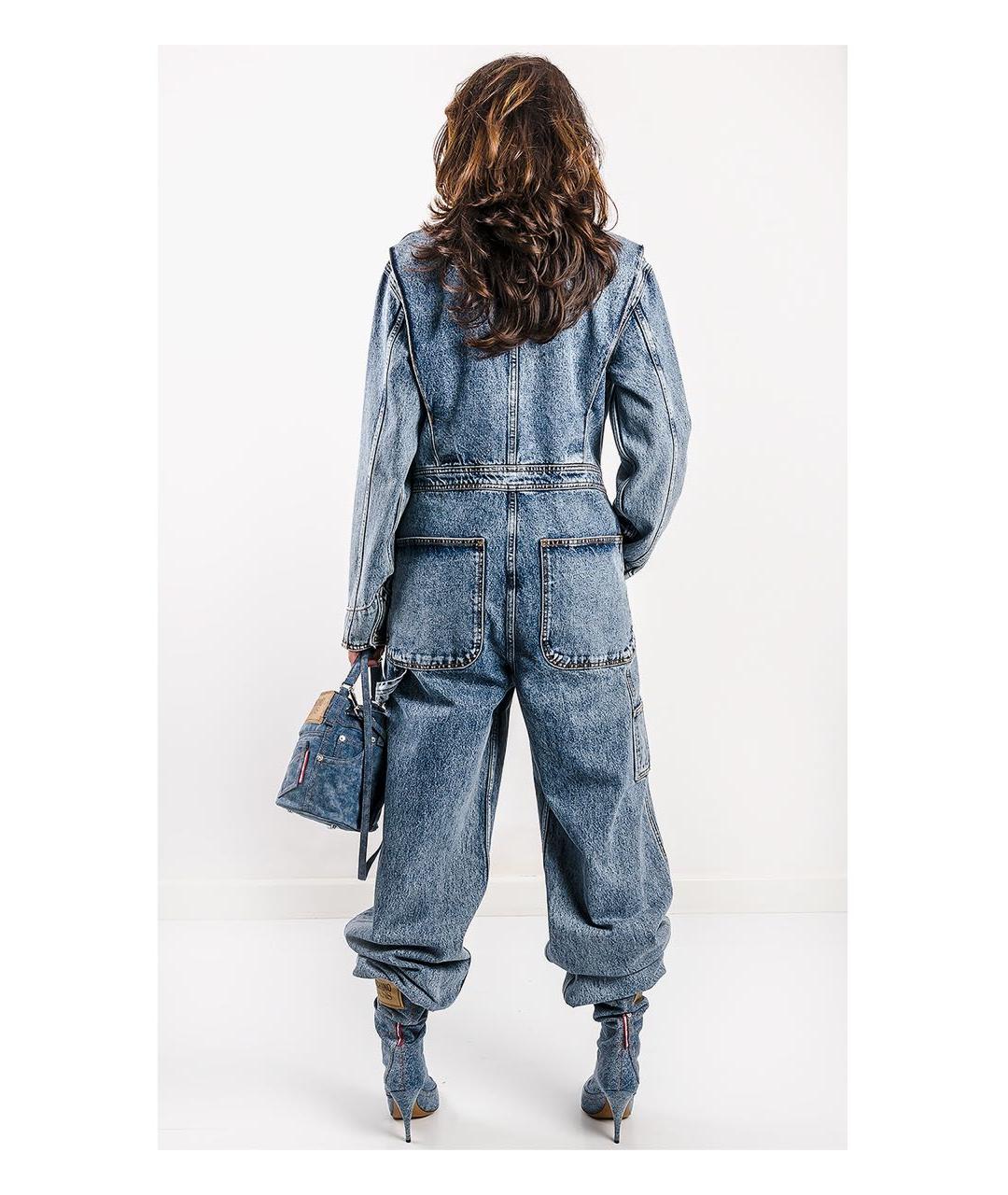 MOSCHINO Голубой деним комбинезон, фото 2
