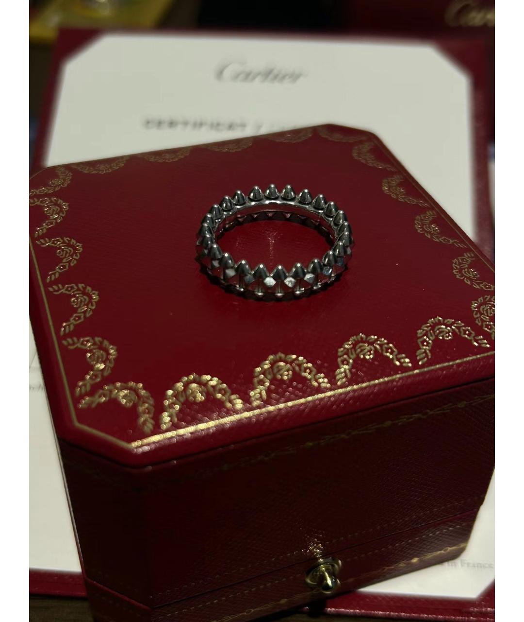 CARTIER Серебряное кольцо из белого золота, фото 5