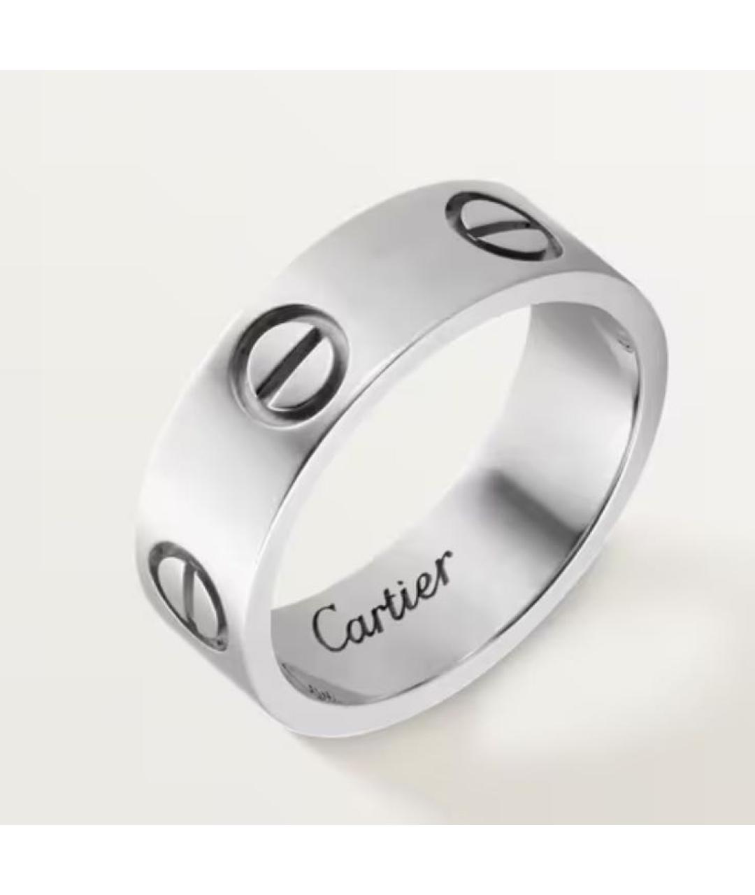 CARTIER Серебряное кольцо из белого золота, фото 2