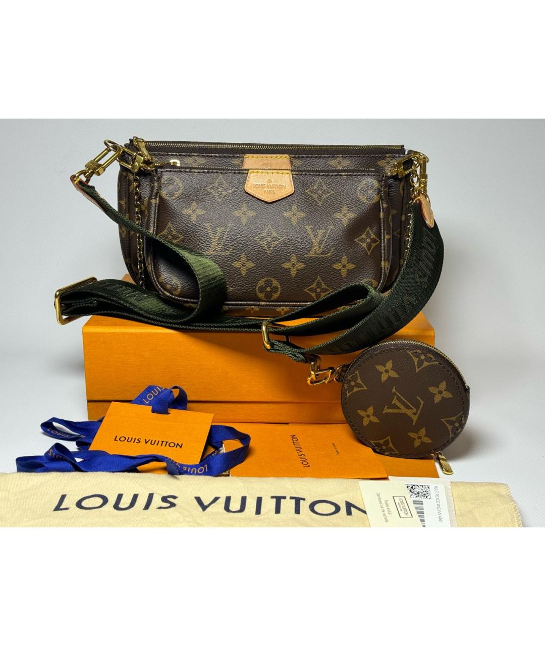 LOUIS VUITTON Коричневая сумка через плечо, фото 5