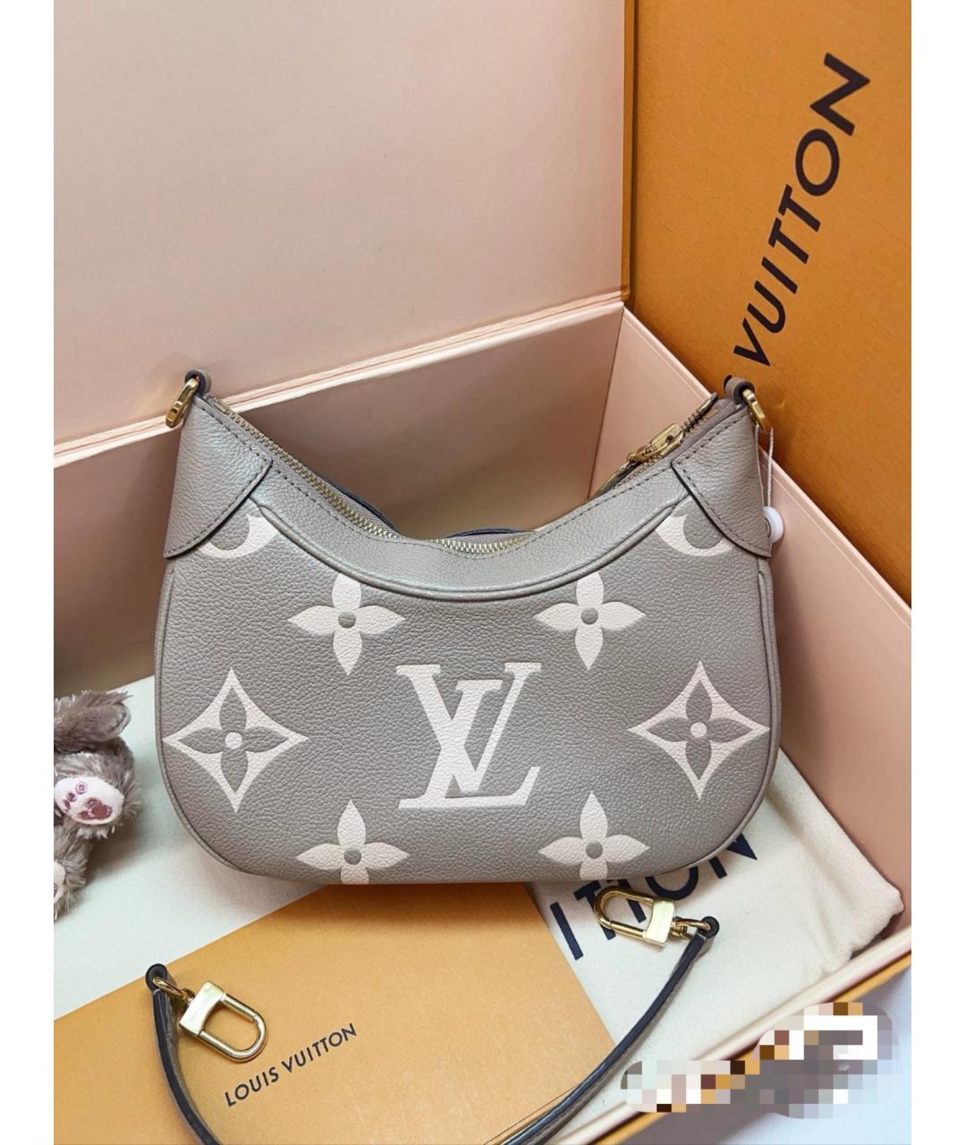 LOUIS VUITTON Серая сумка через плечо, фото 5