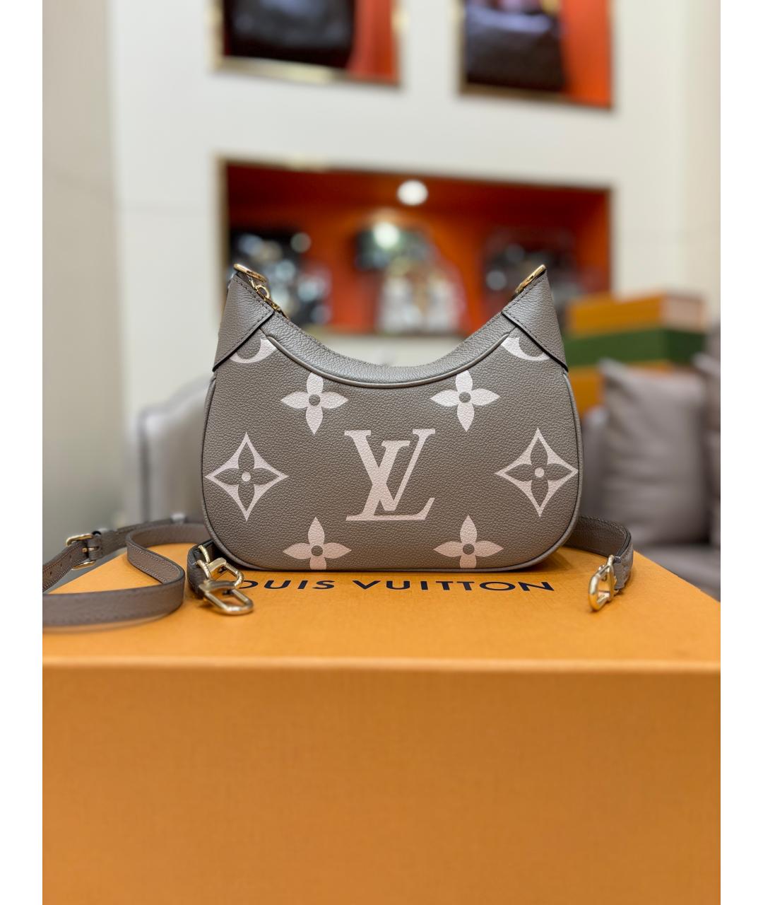 LOUIS VUITTON Серая сумка через плечо, фото 7