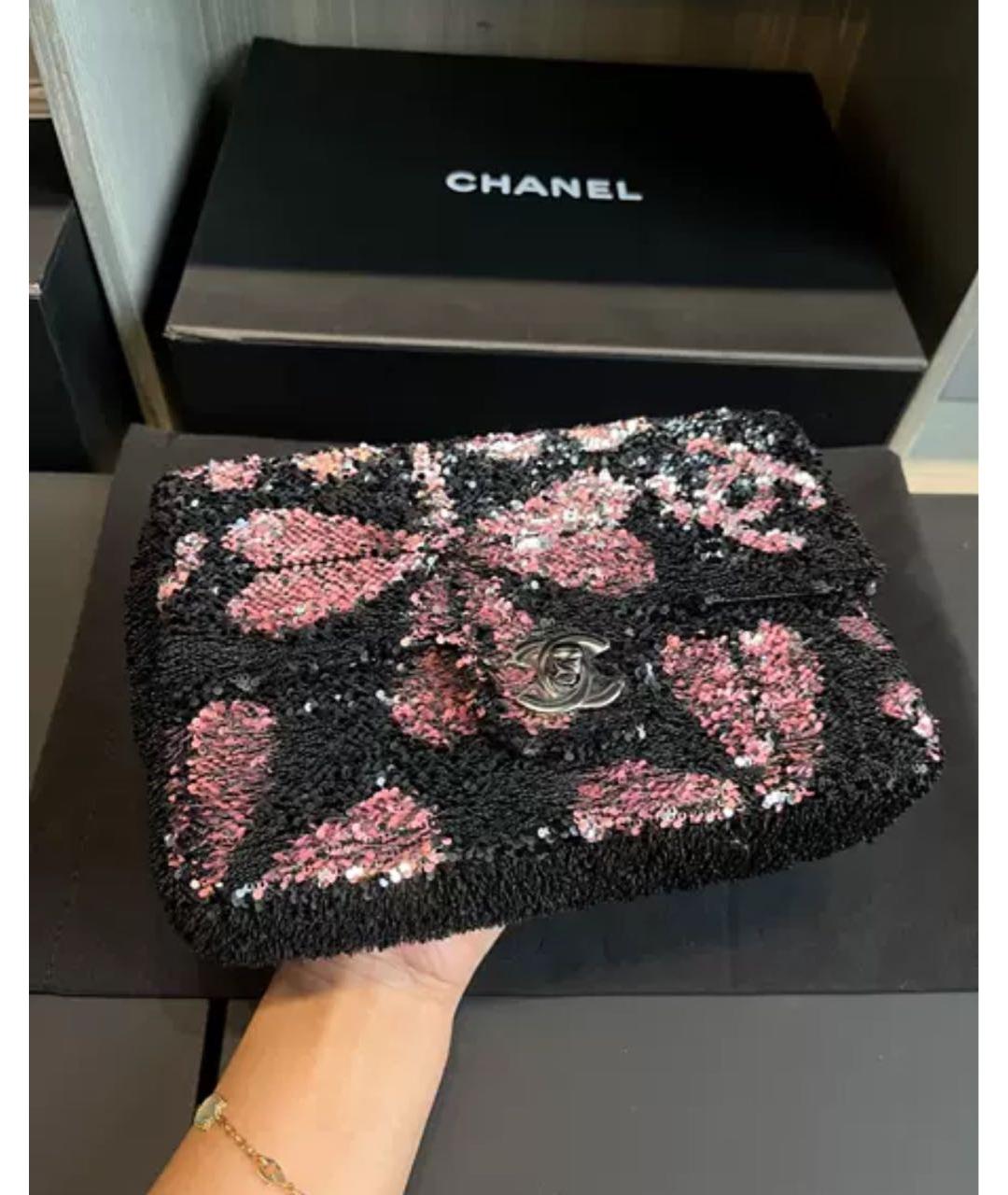 CHANEL Черная сумка через плечо, фото 7