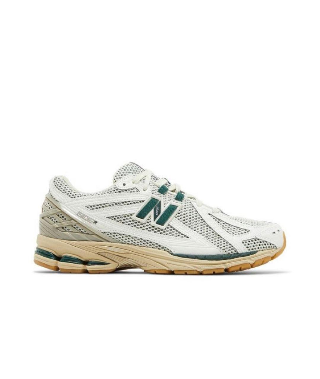 NEW BALANCE Зеленые текстильные кроссовки, фото 1