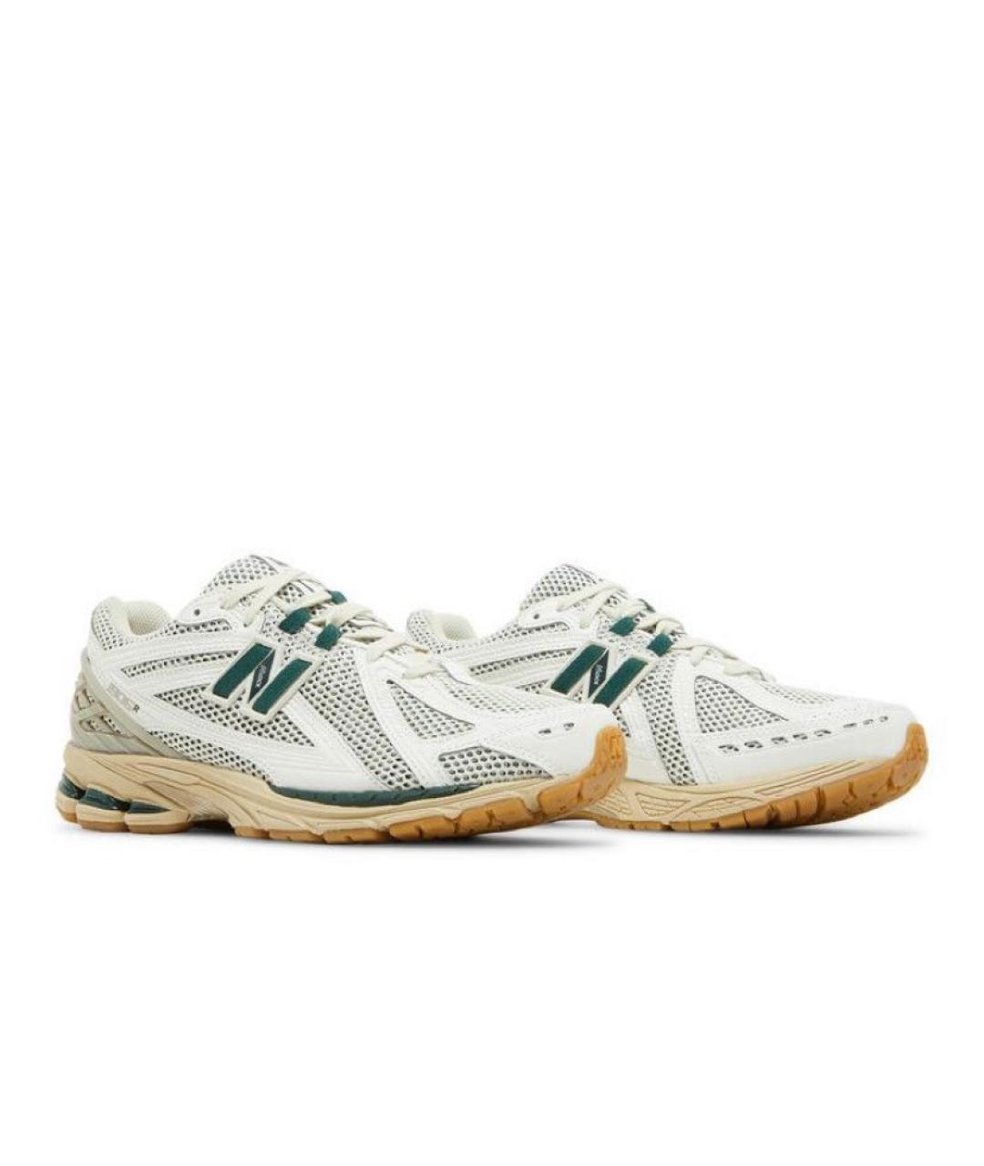 NEW BALANCE Зеленые текстильные кроссовки, фото 4