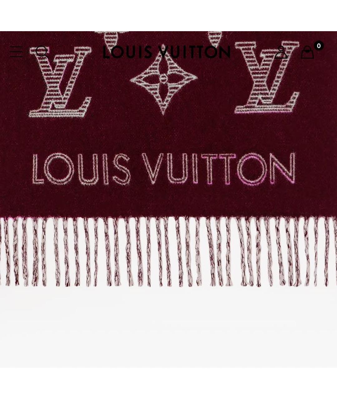 LOUIS VUITTON Шерстяной шарф, фото 4