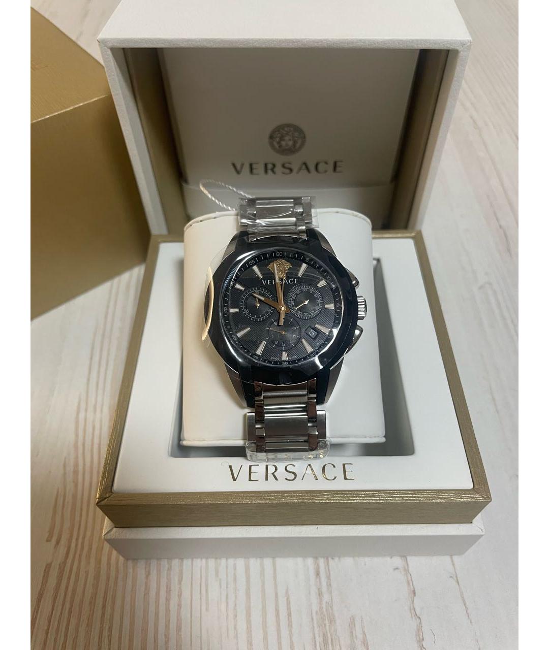 VERSACE Серебряные часы, фото 5