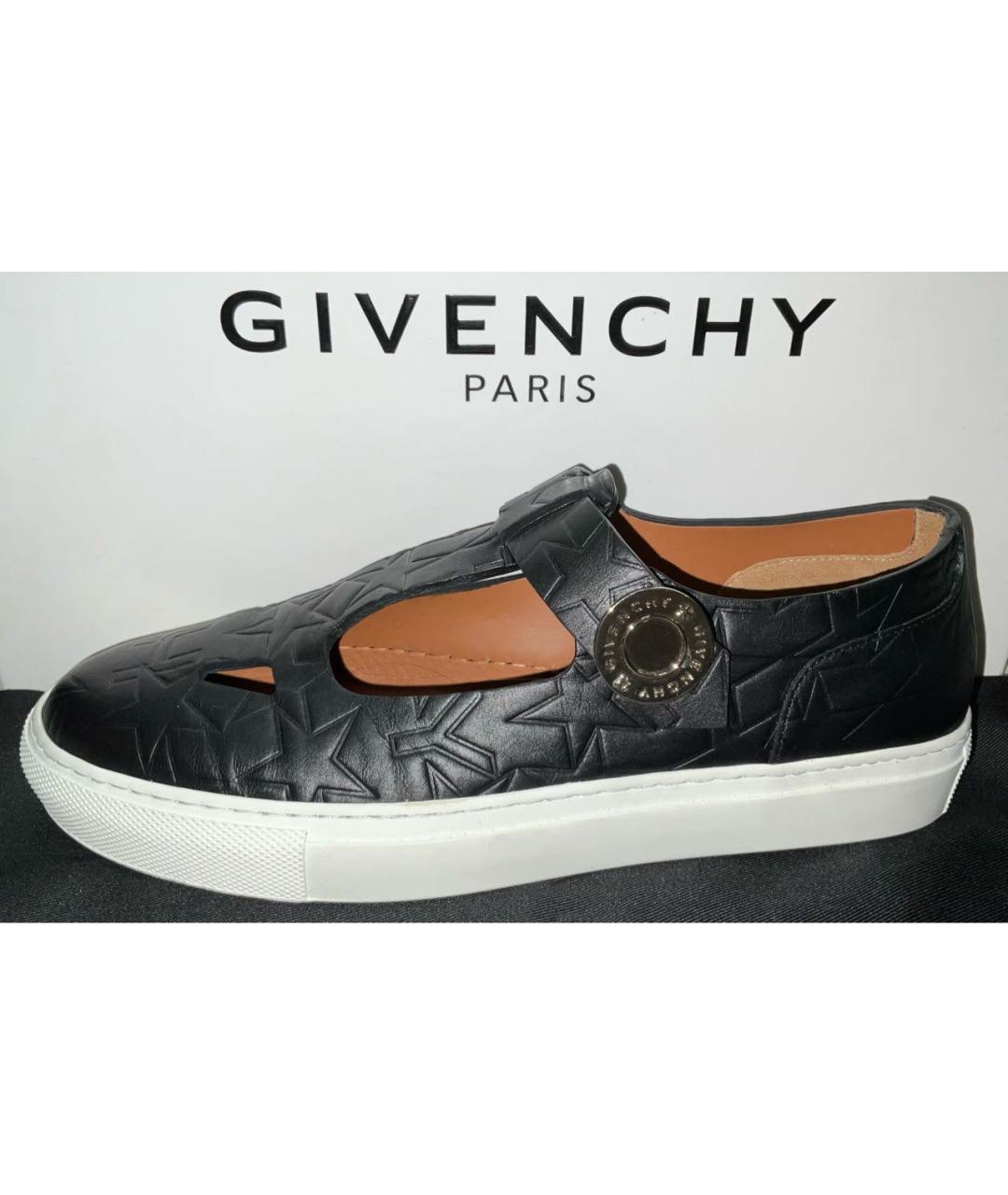 GIVENCHY Черные кожаные сандалии, фото 3