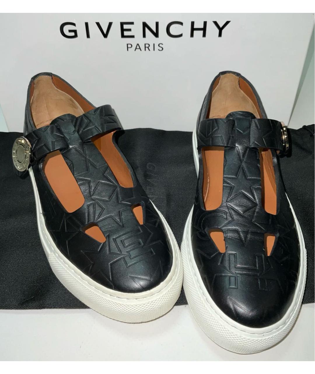 GIVENCHY Черные кожаные сандалии, фото 9