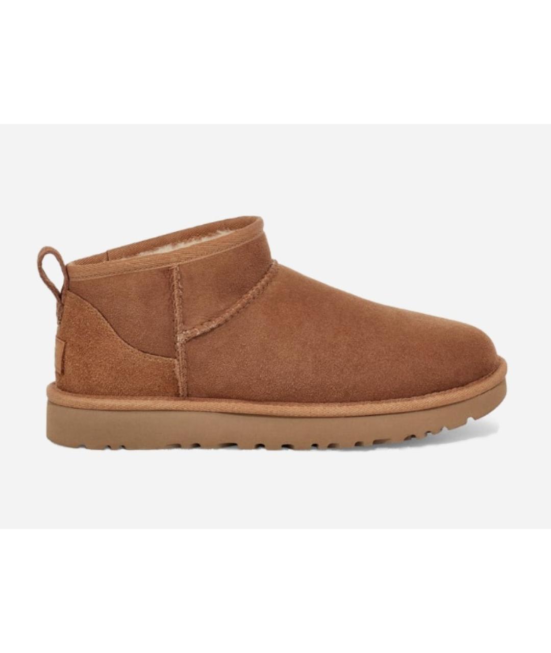 UGG AUSTRALIA Коричневые замшевые ботинки, фото 3