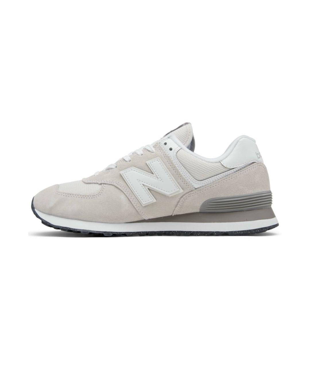 NEW BALANCE Бежевые замшевые кроссовки, фото 7