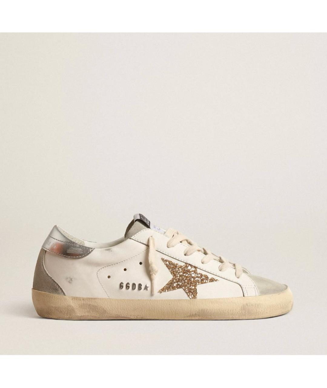 GOLDEN GOOSE DELUXE BRAND Белые кожаные кеды, фото 6