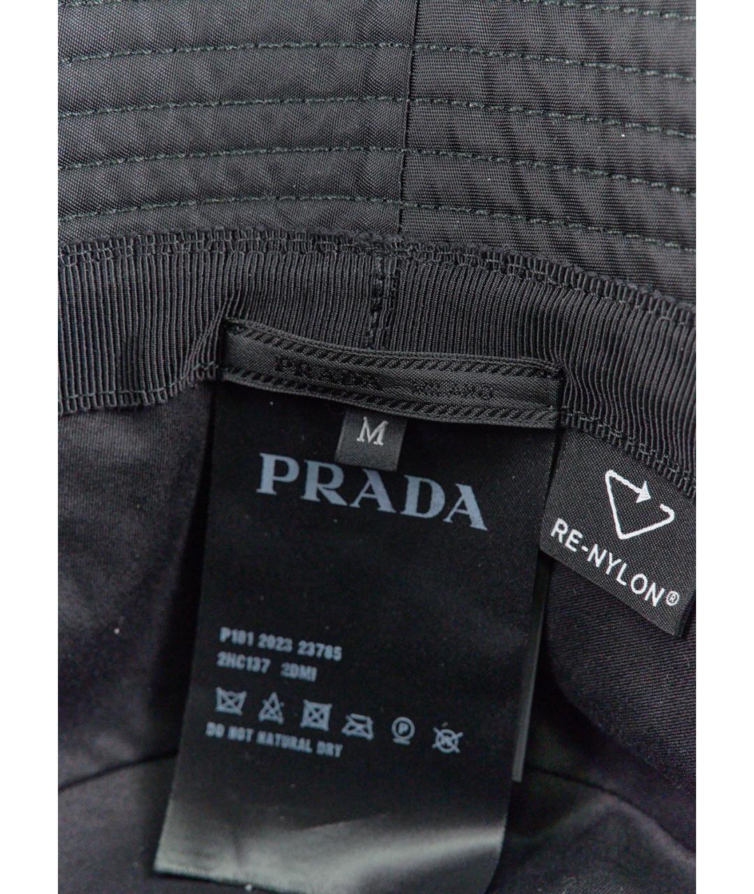 PRADA Черная шляпа, фото 4