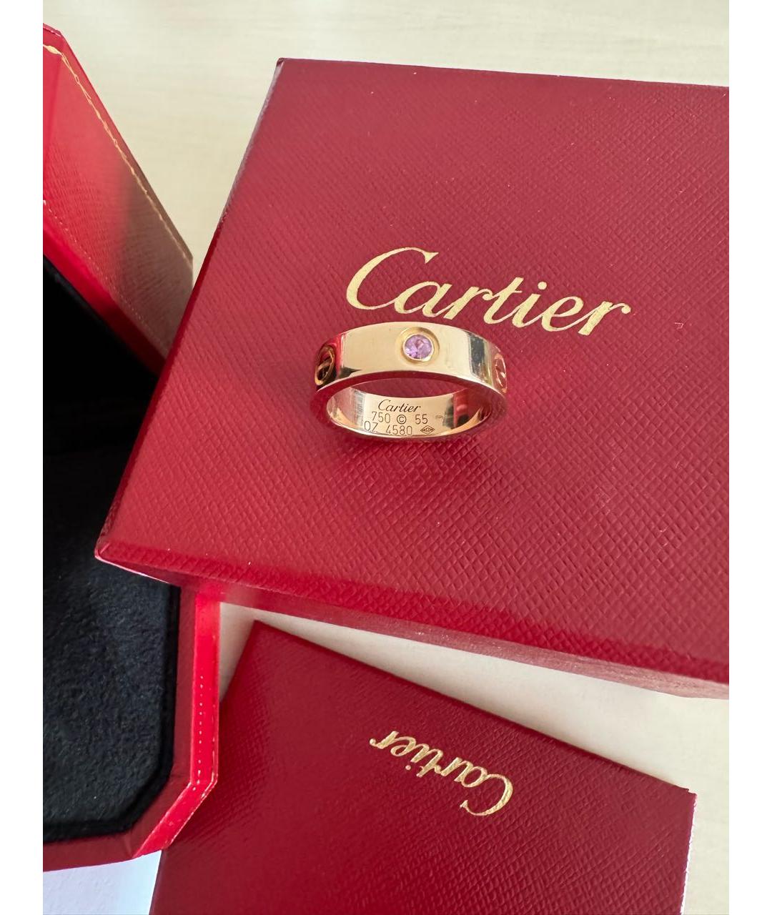 CARTIER Золотое кольцо из розового золота, фото 3