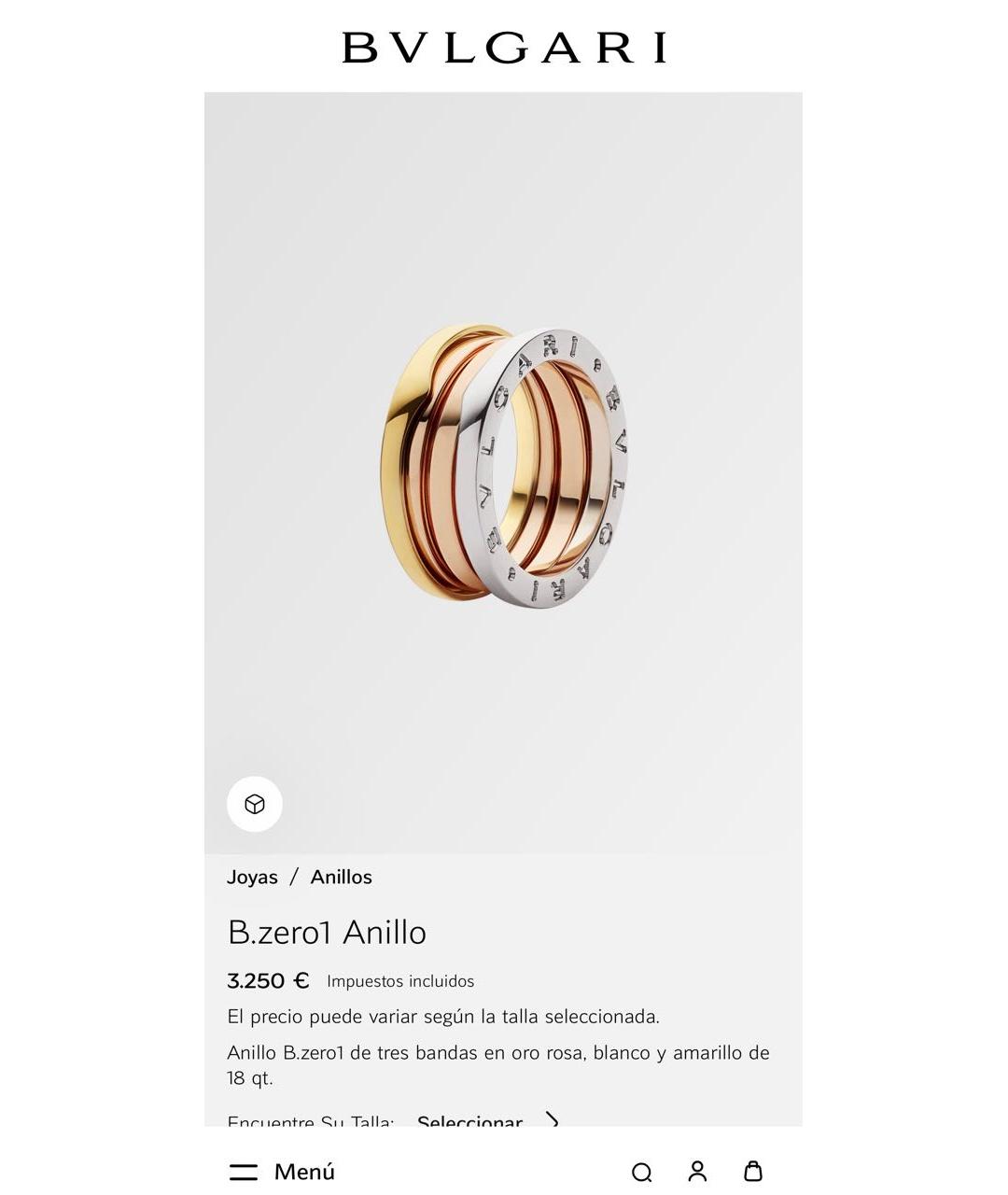 BVLGARI Мульти кольцо из розового золота, фото 8