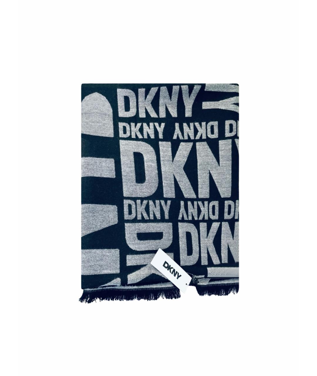 DKNY Черный шарф, фото 6