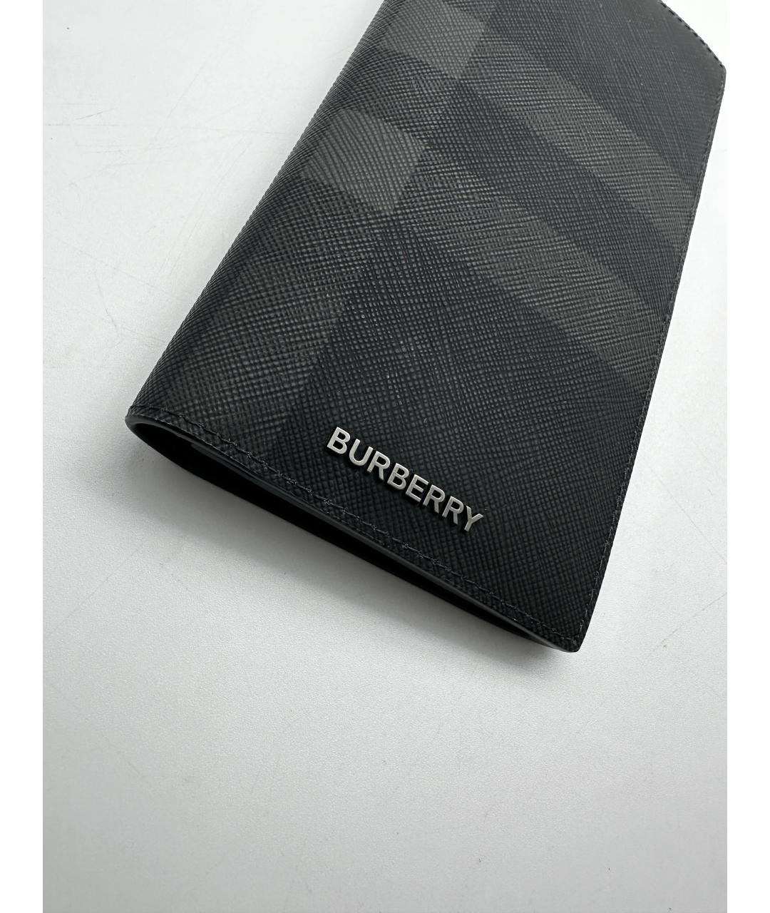 BURBERRY Черный кошелек, фото 3