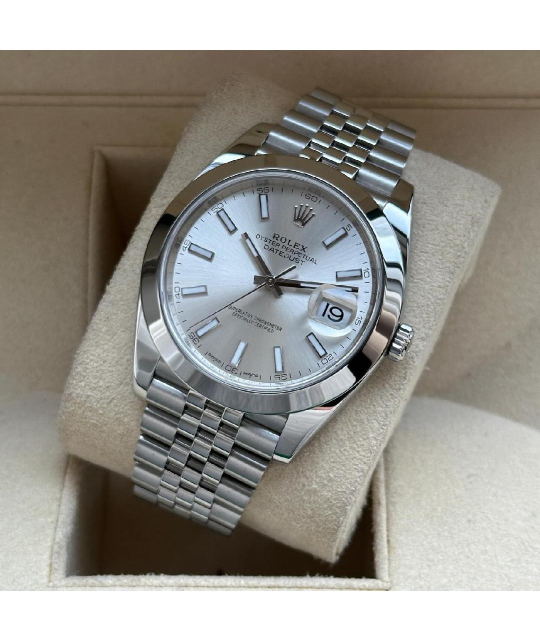 ROLEX Серебряные часы, фото 2