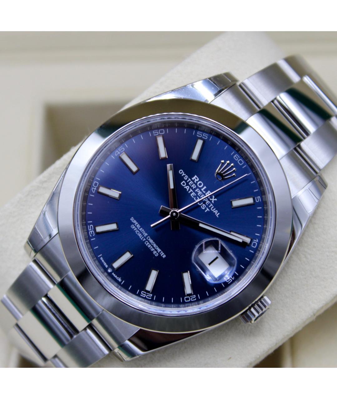 ROLEX Синие часы, фото 4