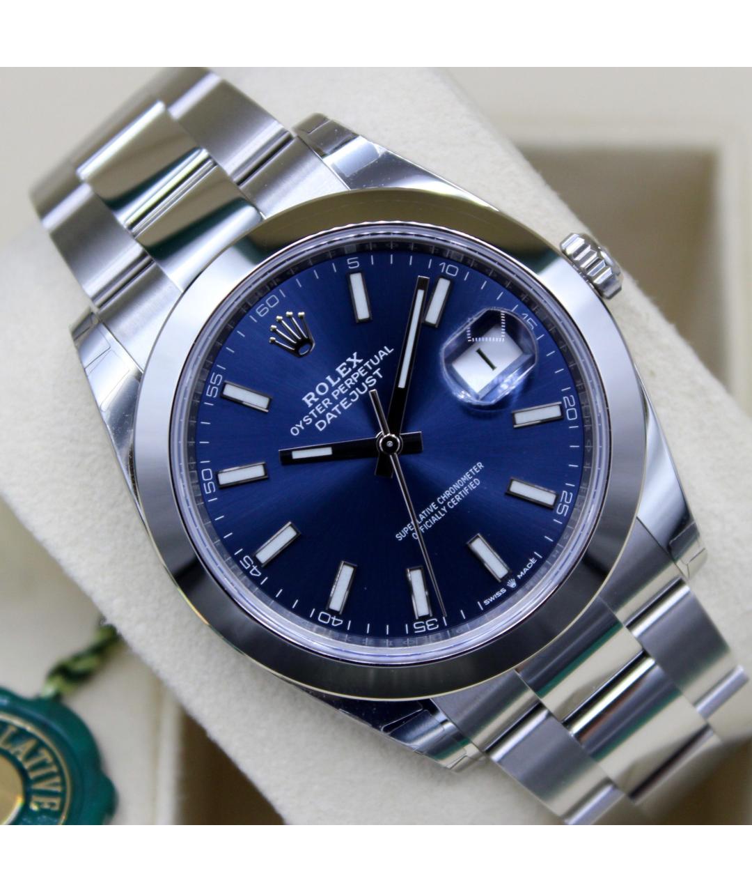 ROLEX Синие часы, фото 2