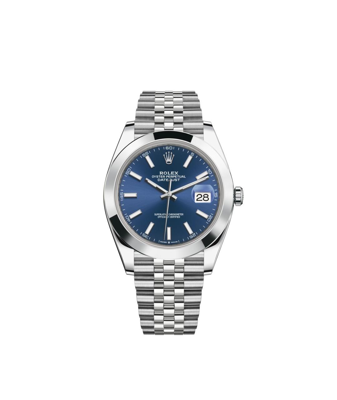 ROLEX Синие часы, фото 1