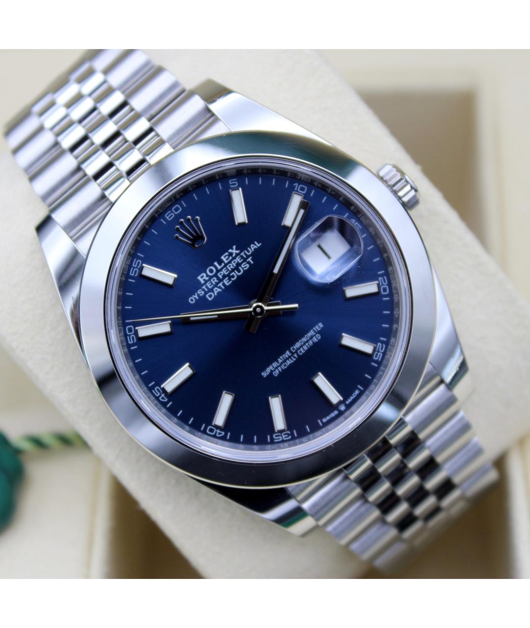 ROLEX Синие часы, фото 2