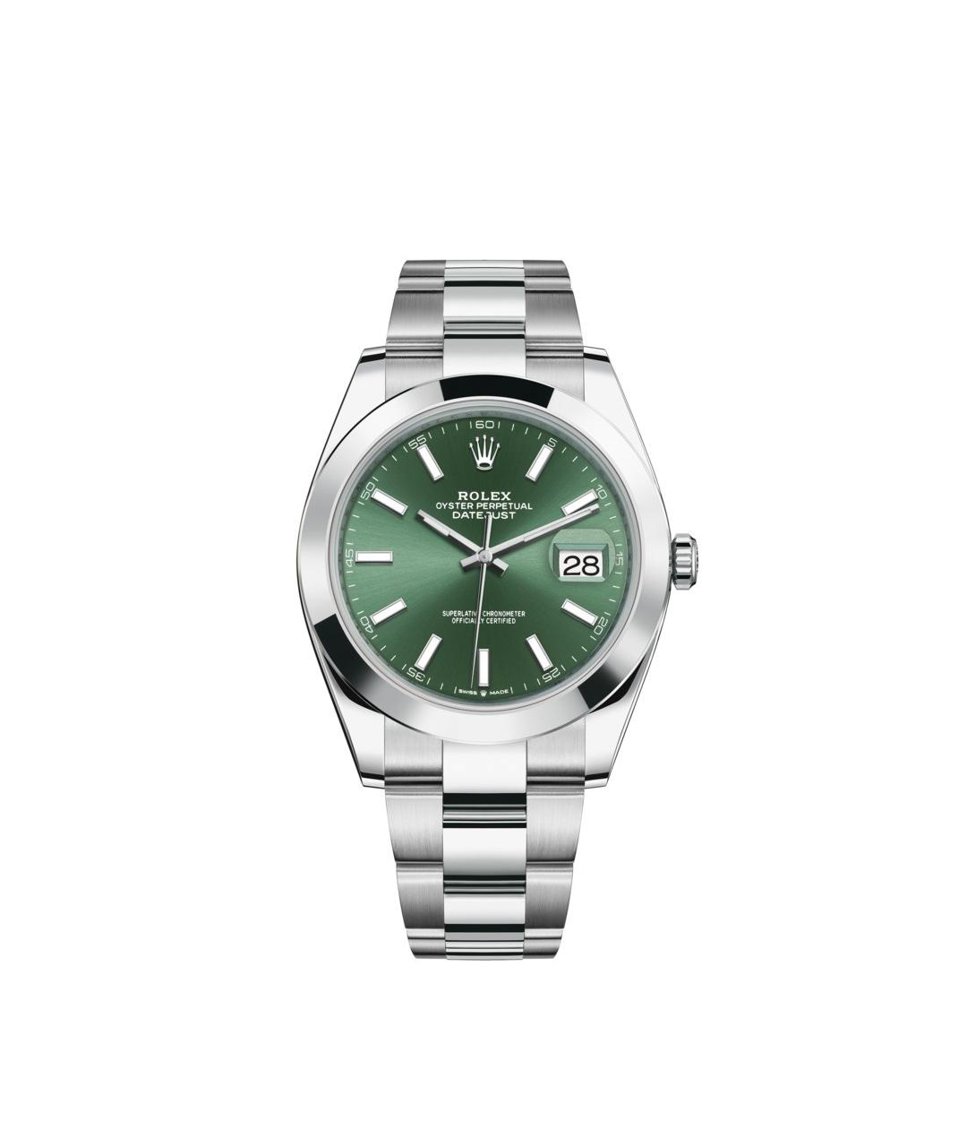 ROLEX Зеленые часы, фото 1