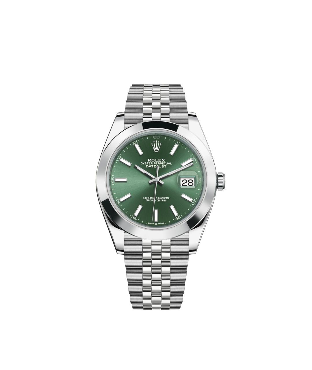 ROLEX Зеленые часы, фото 1