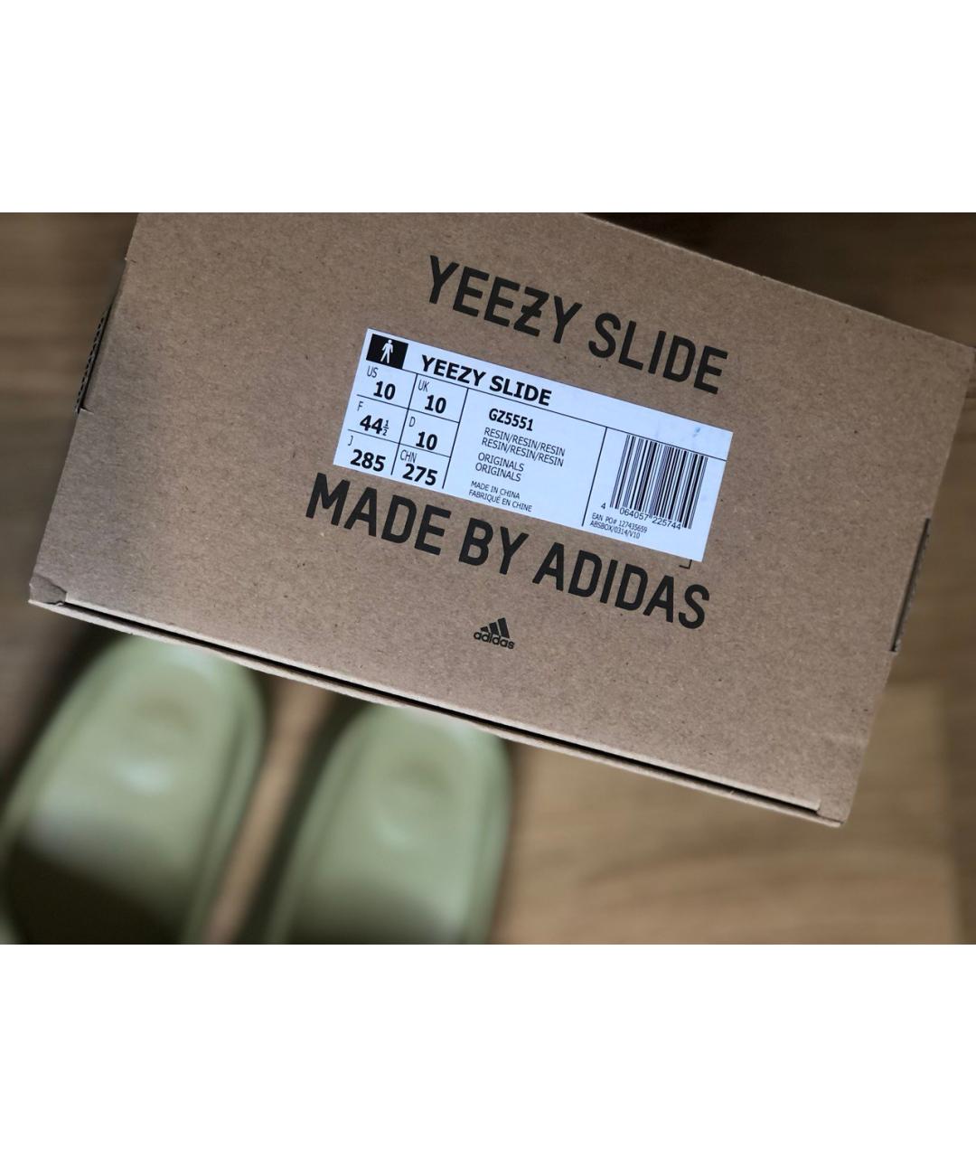 ADIDAS YEEZY Резиновые шлепанцы, фото 4