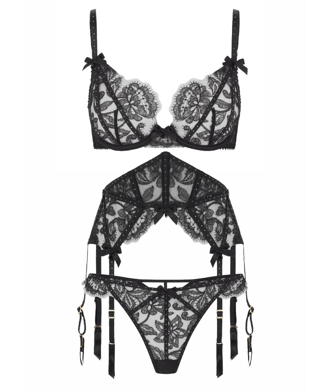 AGENT PROVOCATEUR Черный комплекты, фото 1